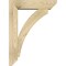Ekena Millwork Thorton Slat Rough Sawn Bracket w/ Offset Brace, Douglas Fir, 6"W x 22"D x 30"H BKT0604X22X30THR06RDF - alternate 3